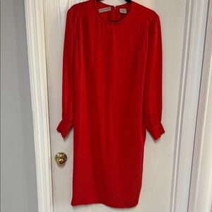 Elegant Red Women's Dress